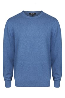 38 South Sweater - Mens Cotton/Cashmere Crew Neck