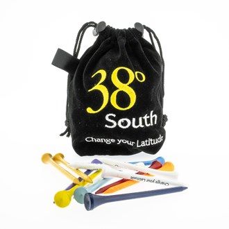 38 South Black Velvet Accessories Bag