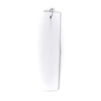 PRG Tri-Fold Cotton Golf Towel - White