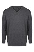 Cotton/Cashmere V-Neck Sweater