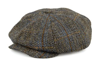38 South Flat Cap - Lewis Harris Tweed