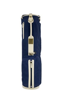 38 South Waxed Canvas/Leather Sunday Bag with Stay