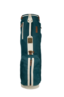 38 South Waxed Canvas/Leather Sunday Bag with Stay