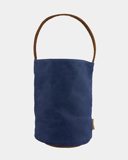 38 South Waxed Canvas/Leather Shag Bag