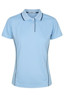 38 South Polo - Ladies Piped Cooldry