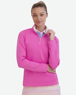 F&G Ladies Sweater - Wells 1/4 Zip Pullover