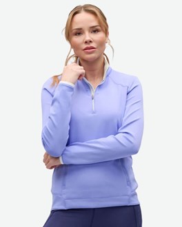 Zero Restriction Ladies Pullover 1/4 Zip - Sofia - Haze